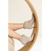 Enkellaars Mies Beige Suede