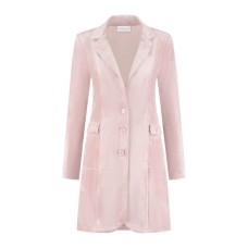 Blazer Velour Roze