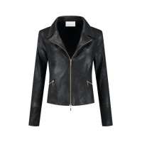 Zipper Biker Gold