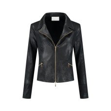 Zipper Biker Gold