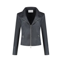 Zipper Biker Antraciet