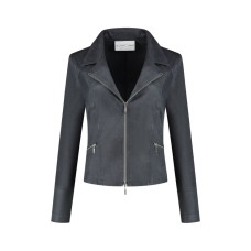 Zipper Biker Antraciet